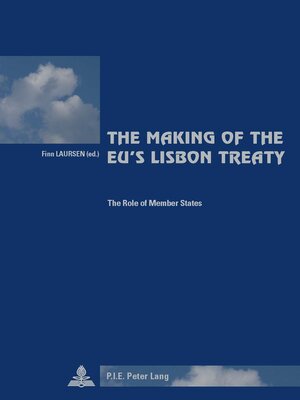 cover image of The Making of the EUs Lisbon Treaty